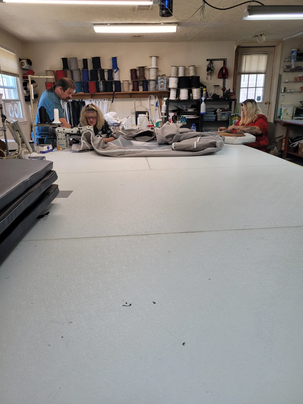 Inside the 6 Little Stitches workshop